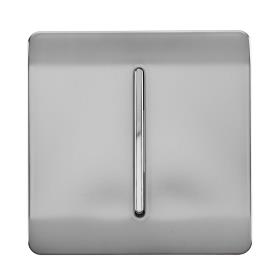 Brushed Steel Wiring Accessories Trendi Decorative Screwless